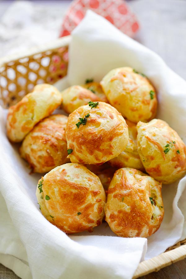 Gougères (French Cheese Puffs)