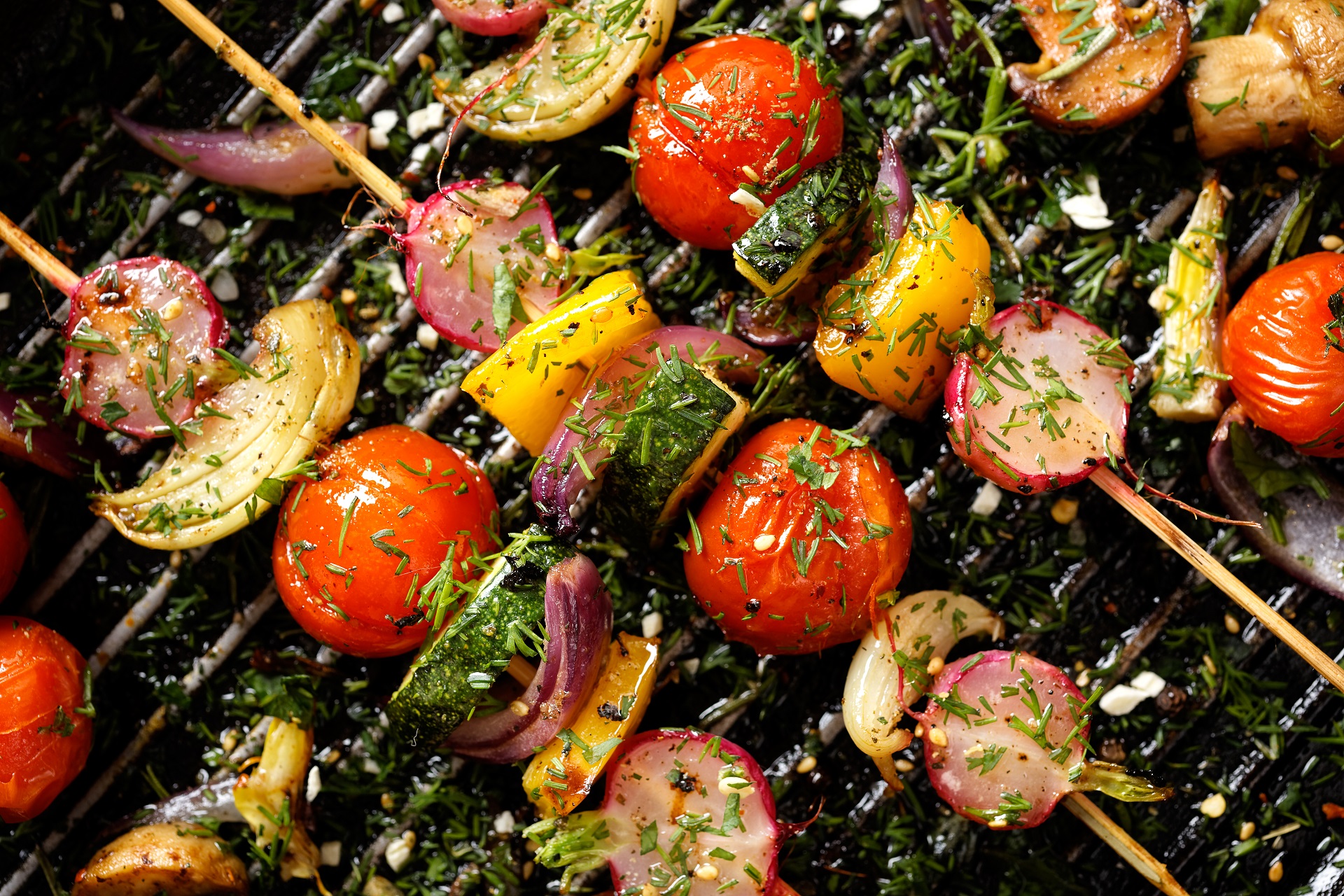 Grilled Moroccan Vegetable Skewers