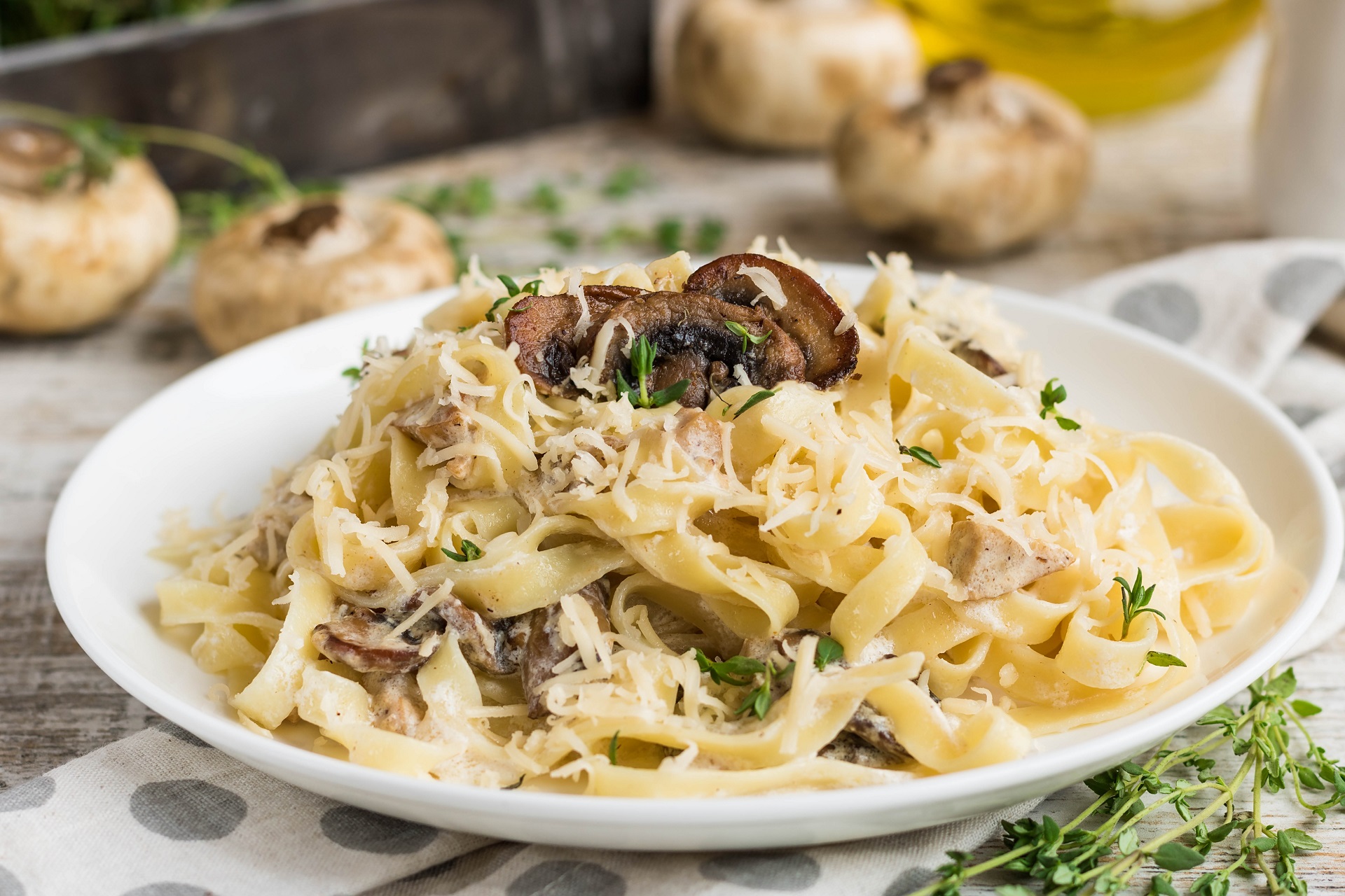 Pasta with Mushrooms