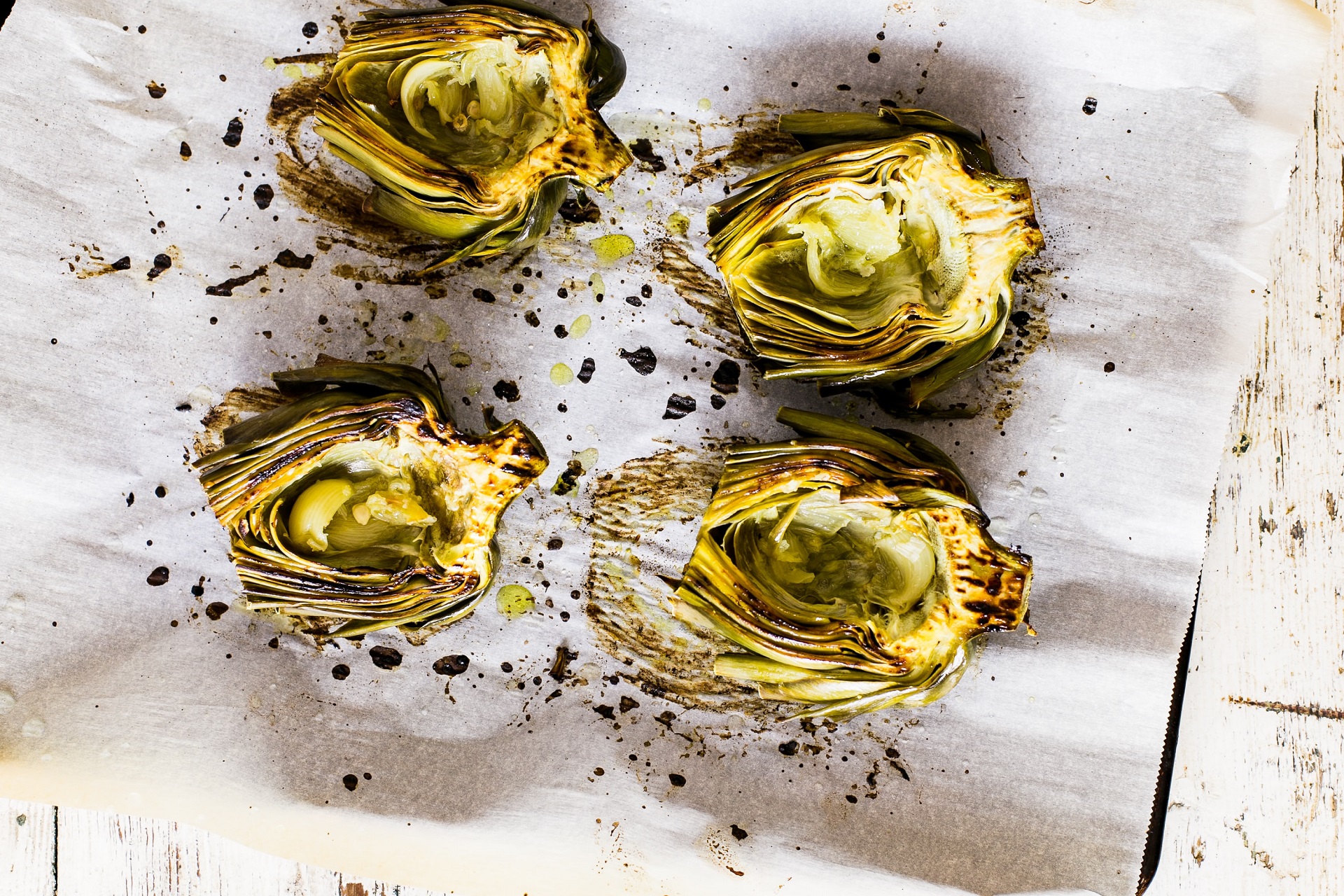 Roasted Whole Artichokes