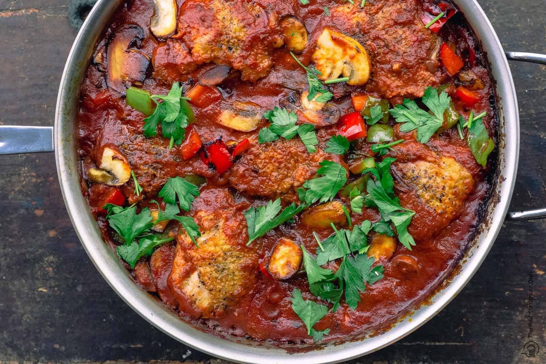 Slow Cooker Chicken Cacciatore