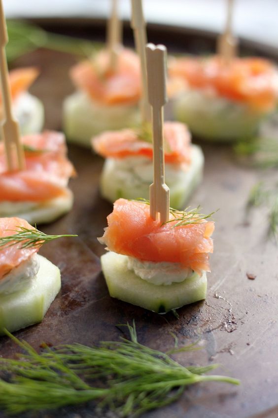 Smoked Salmon Appetizer bites