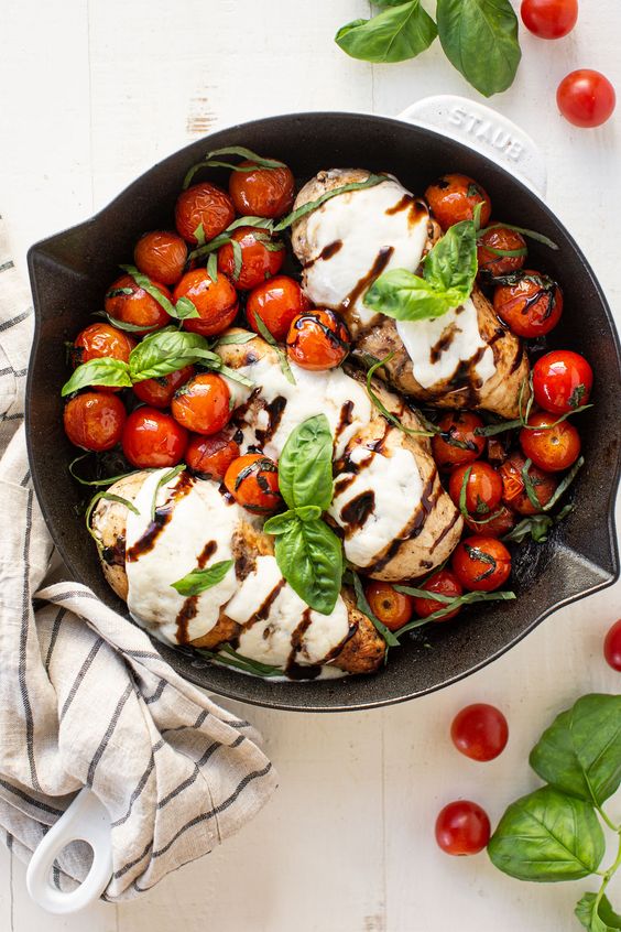 Caprese Chicken Skillet