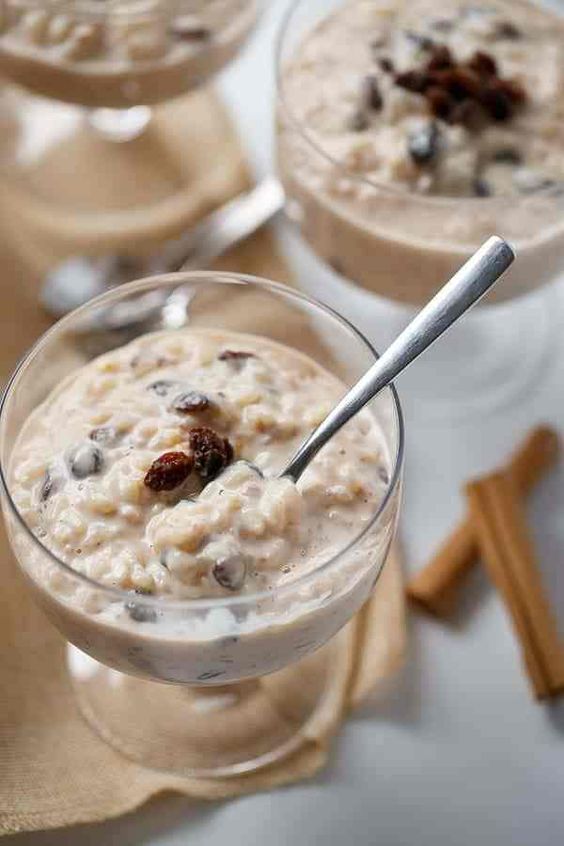 Cinnamon Raisin Rice Pudding