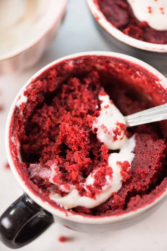 Red Velvet Mug Cake