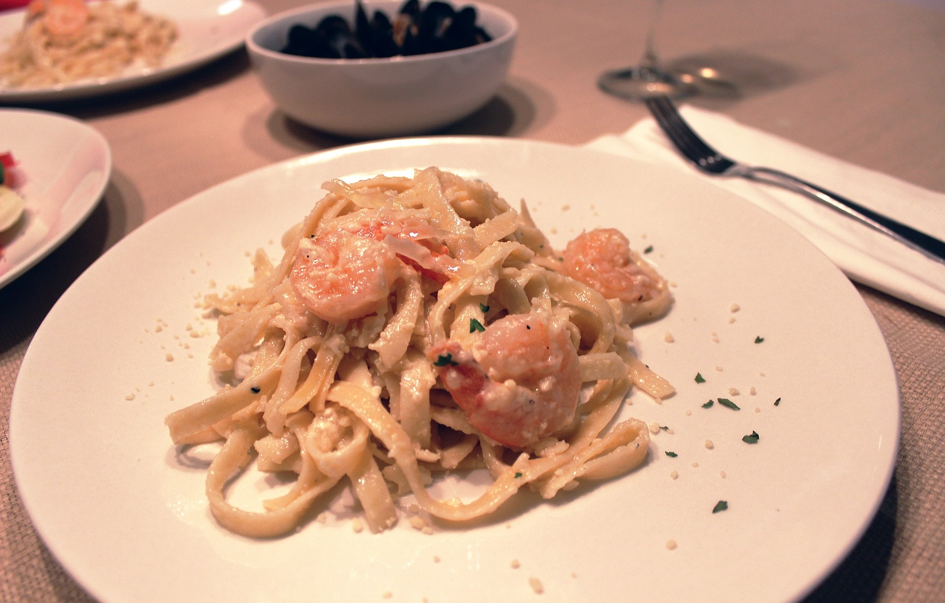 Shrimp Alfredo