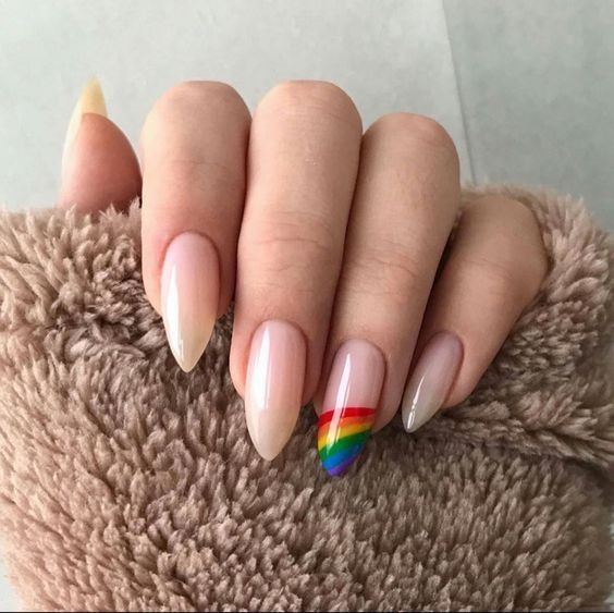 Rainbow Nails 