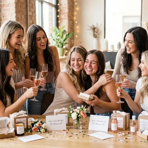 Image of 8 Fun Ways to Ask Your Besties to Be Your Bridesmaids