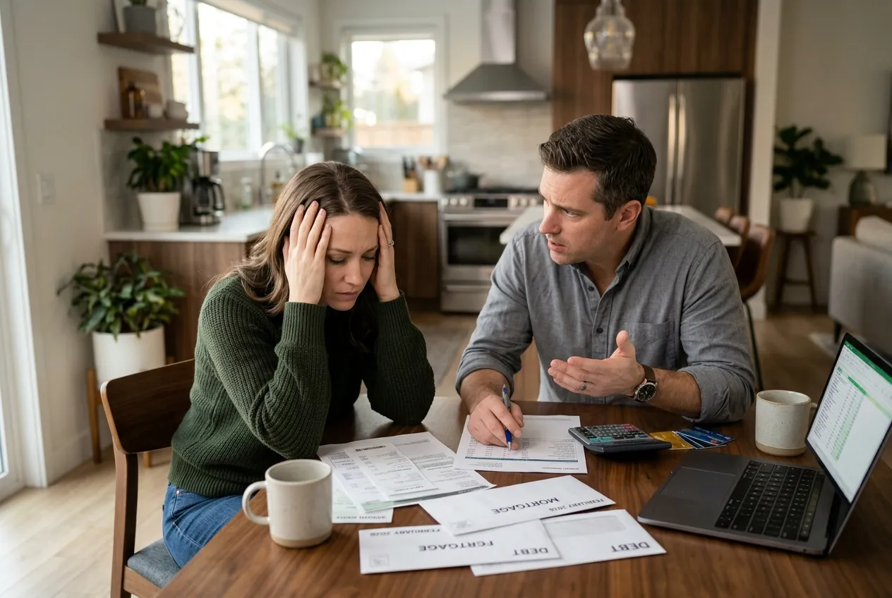 Financial Stress and Disagreements