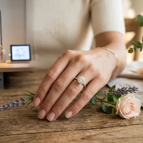 Image of From the Earth to the Lab: The Journey of a Lab Grown Diamond Engagement Ring
