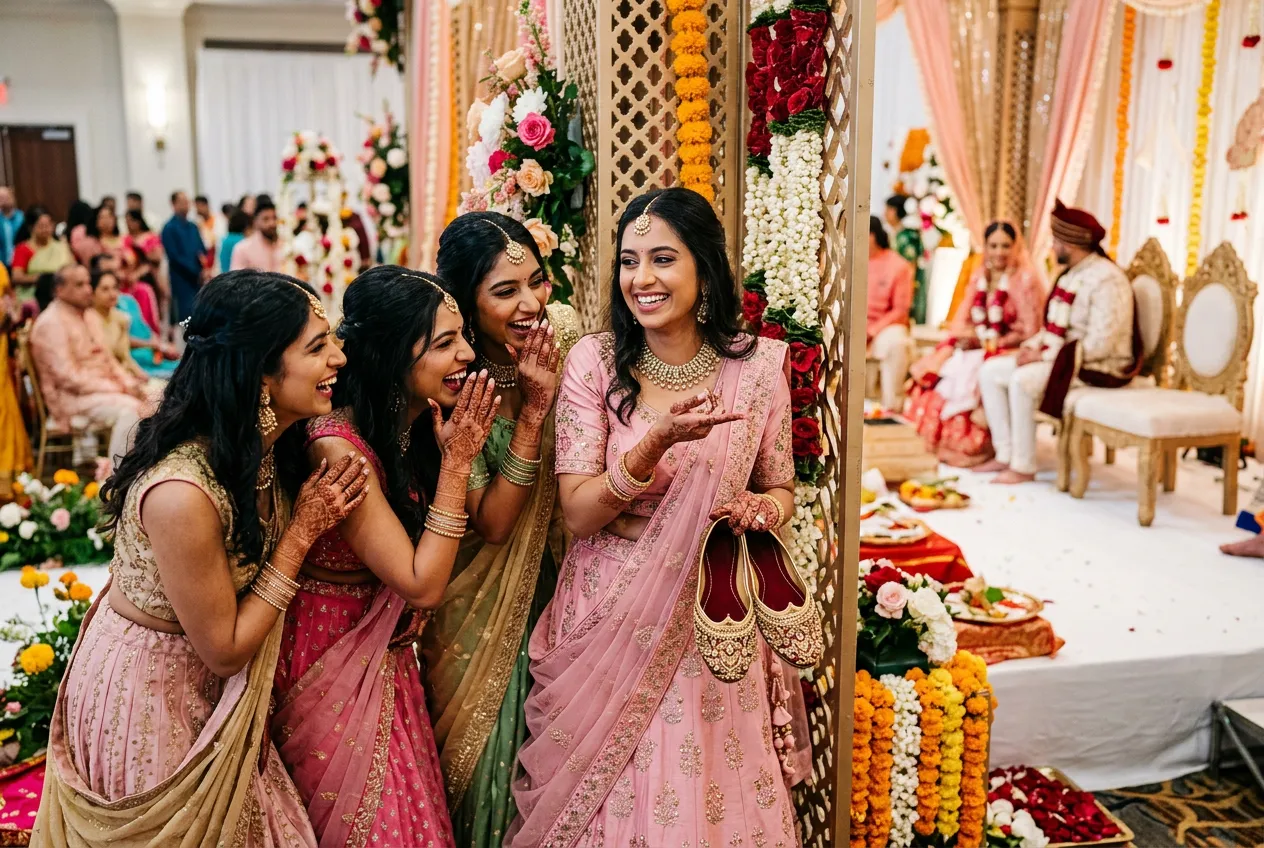 India's Stealing the Groom's Shoes