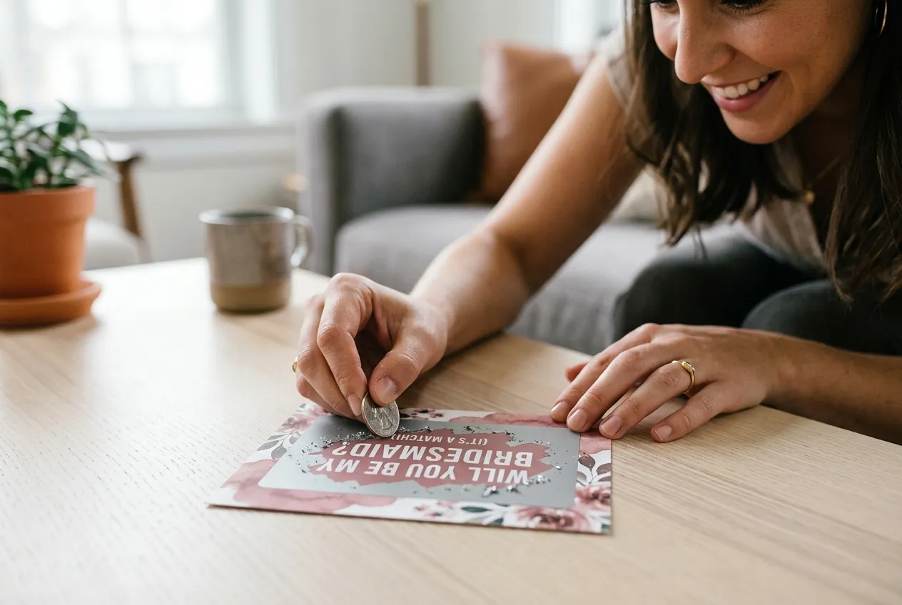 Scratch-Off Card Reveal
