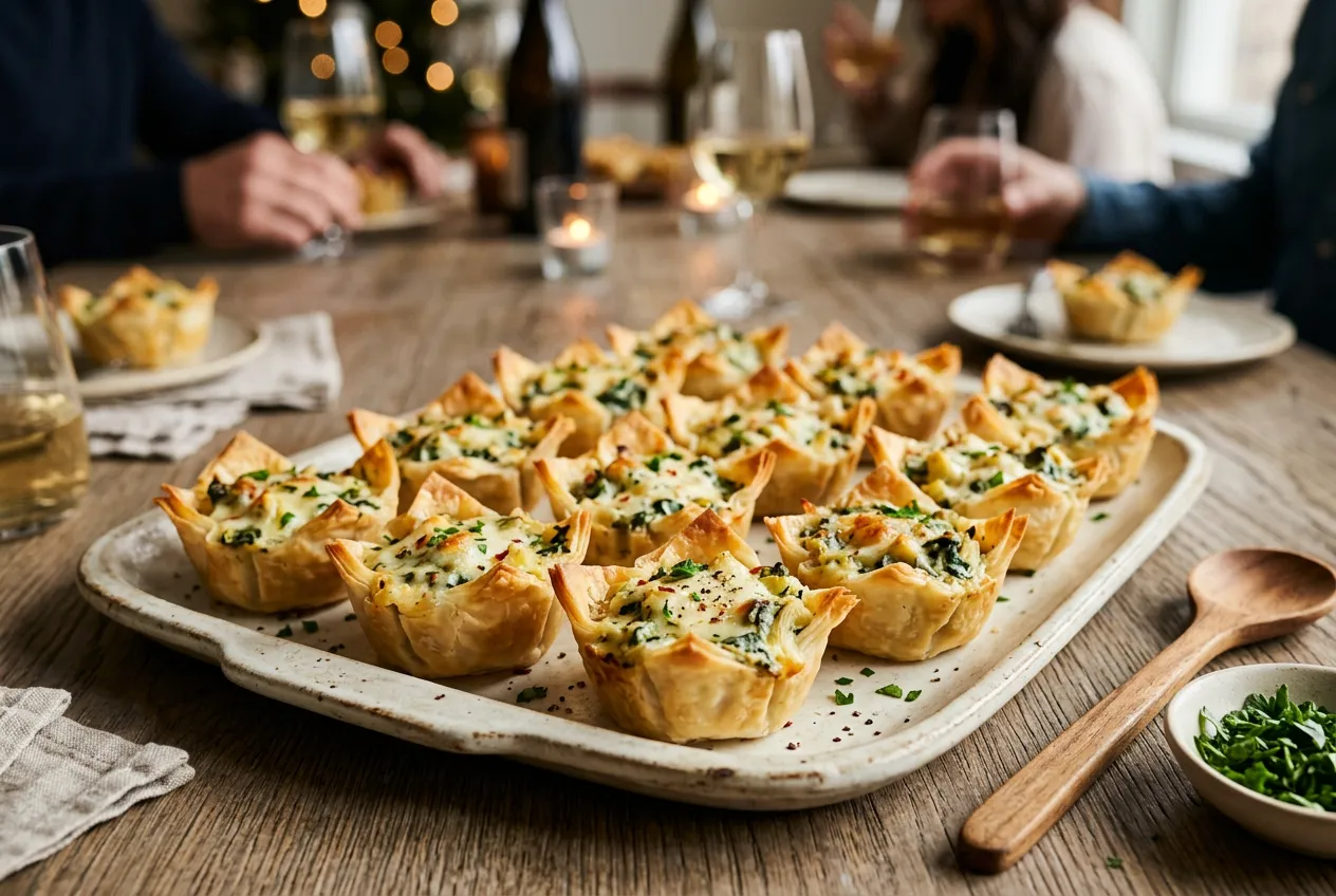 Spinach and Artichoke Dip Cups