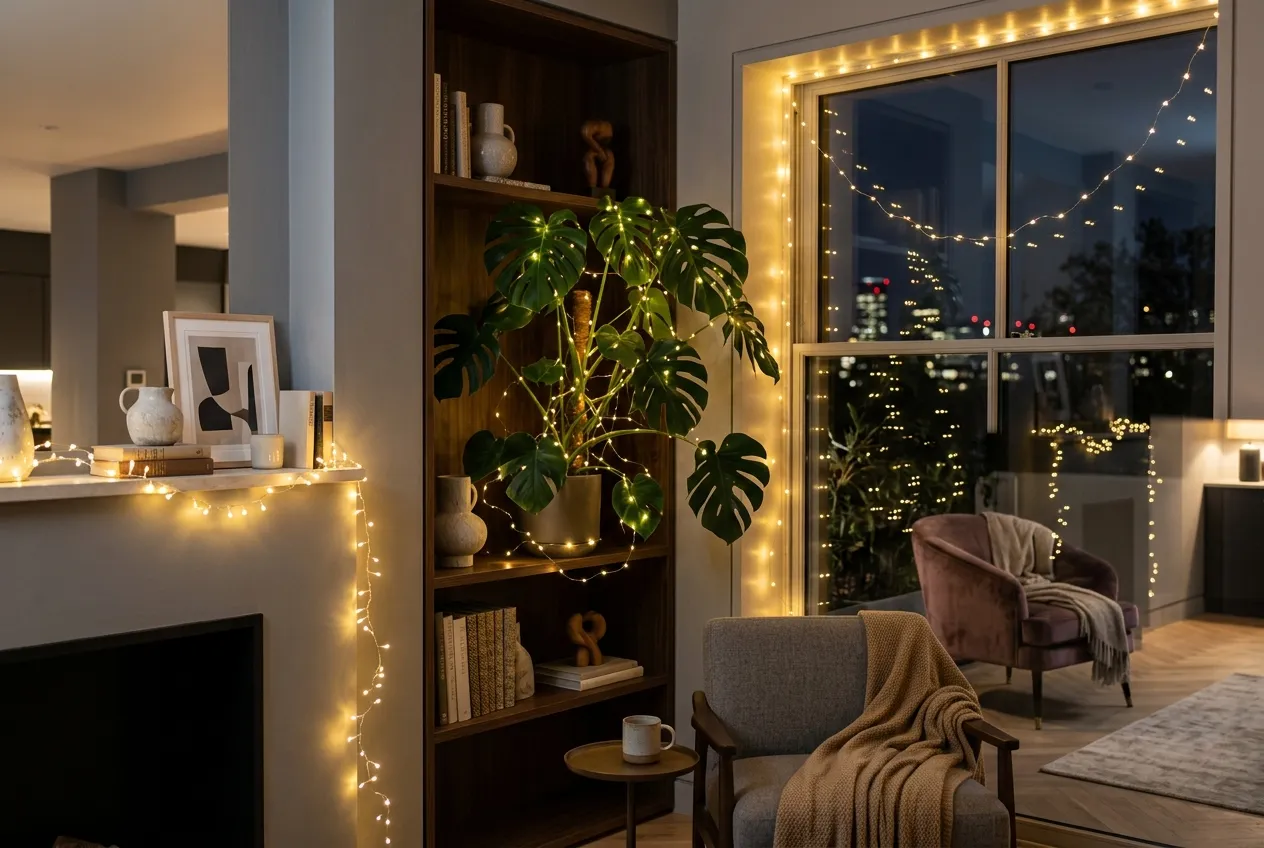 Add Sparkle with String Lights