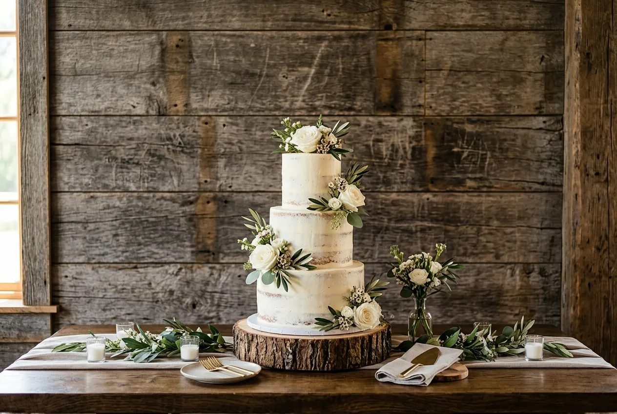 Barn Wood Backdrop Display