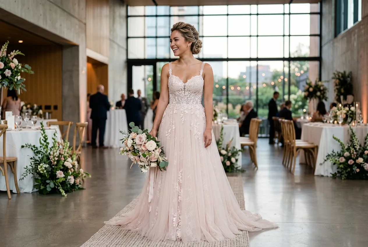 Blush and Soft Pink Gowns