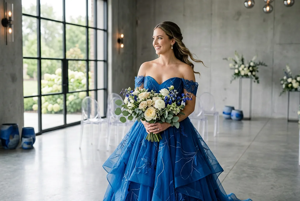 Bold Blue Statement Pieces