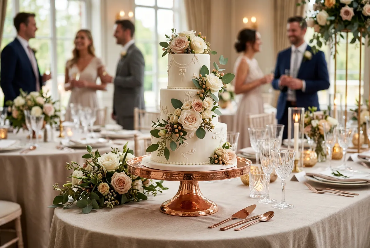 Copper Cake Stand Elegance
