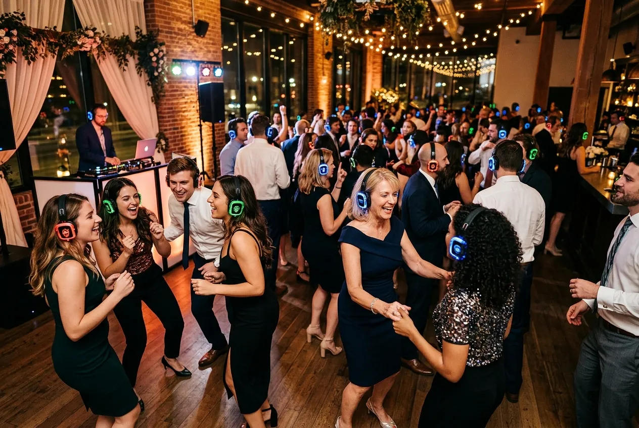 Create a Silent Disco Reception
