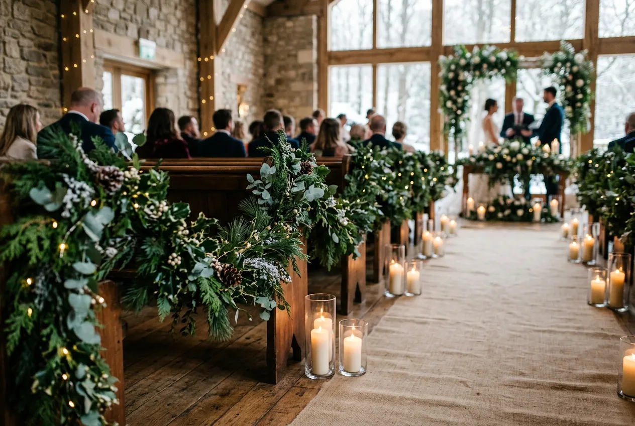 Create a Winter Wonderland with Greenery