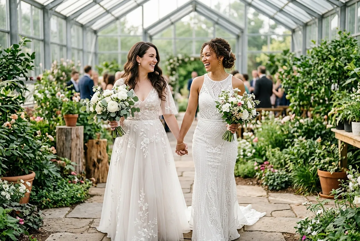 Double the Wedding Dress Magic