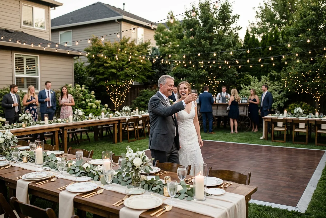 Father of the Bride's Backyard Transformation