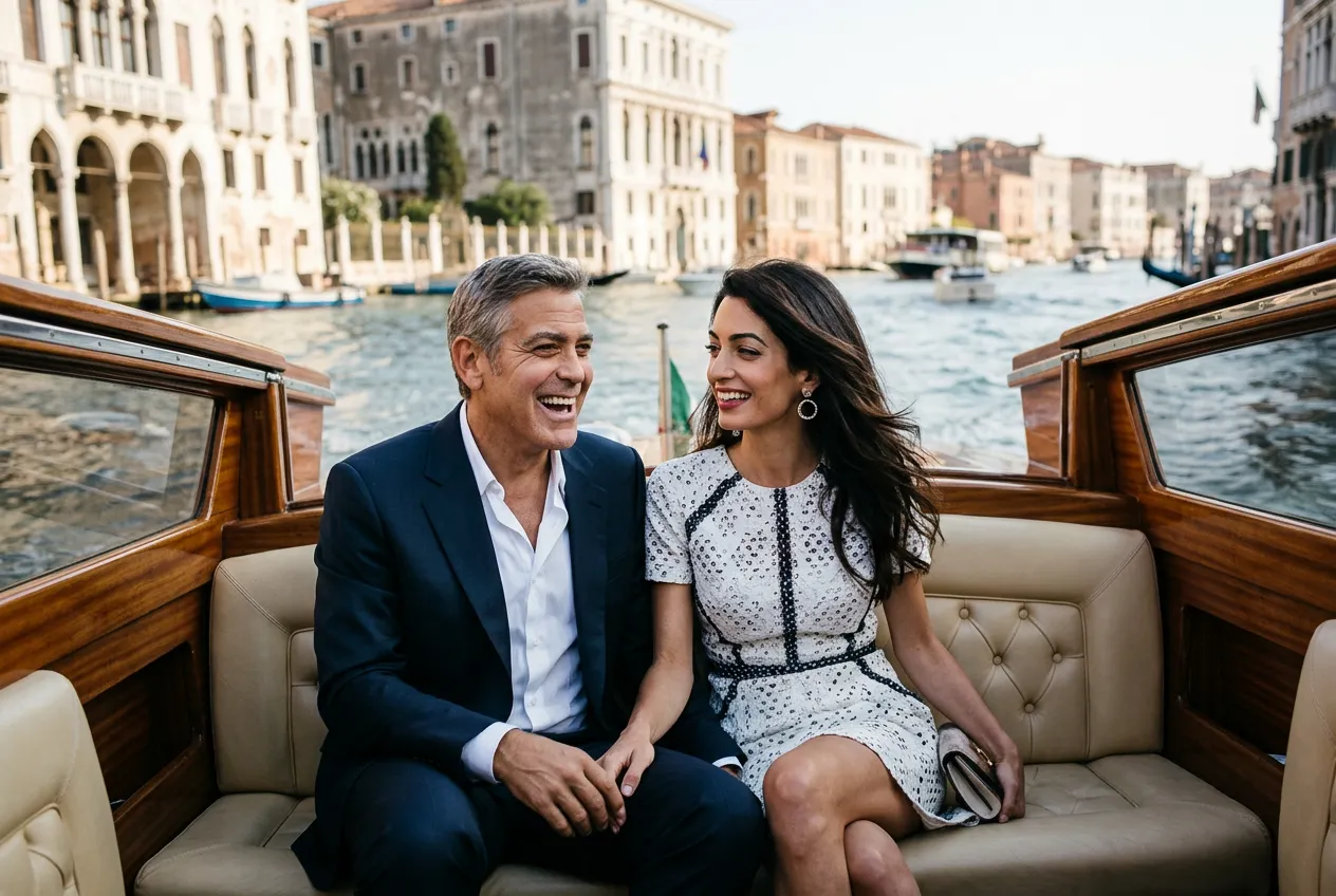 George Clooney and Amal Alamuddin