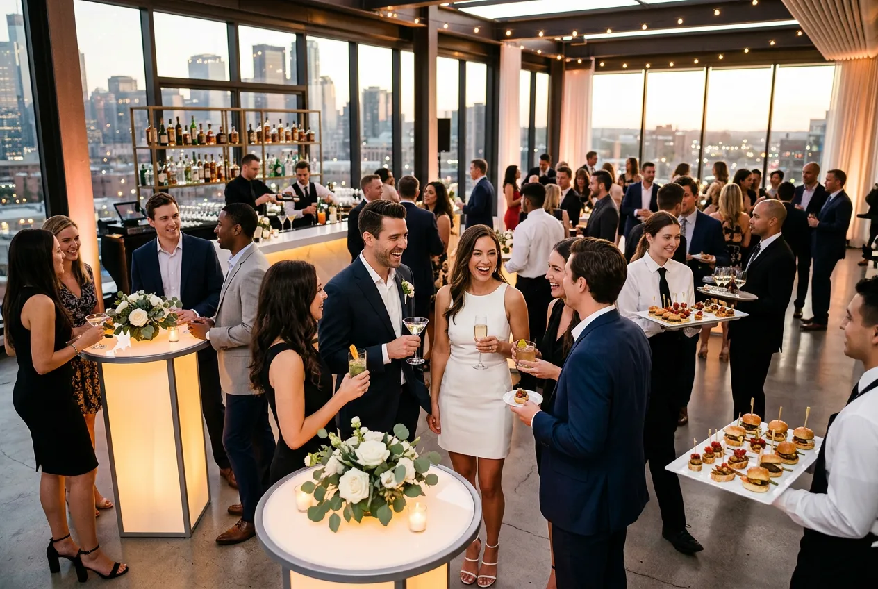 Have a Cocktail-Style Reception