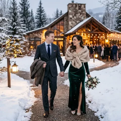 Image of How to Look Stunning at a Winter Wedding