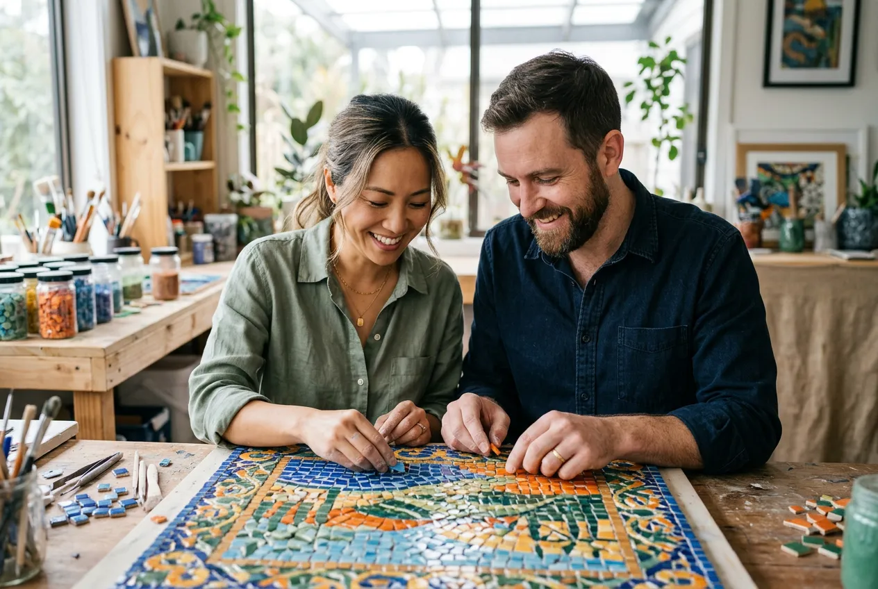 Marriage is a mosaic you build with your spouse. Millions of tiny moments that create your love story.