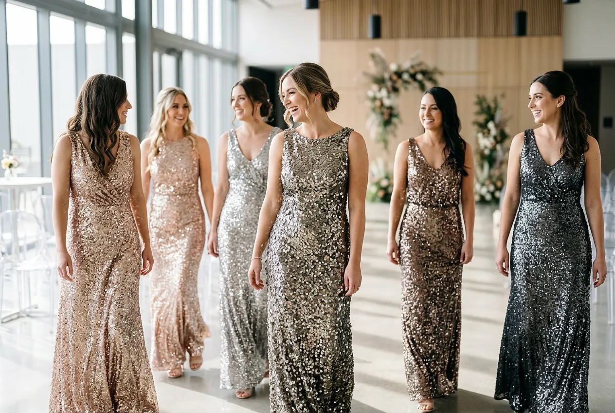 Metallic Sequins Everywhere