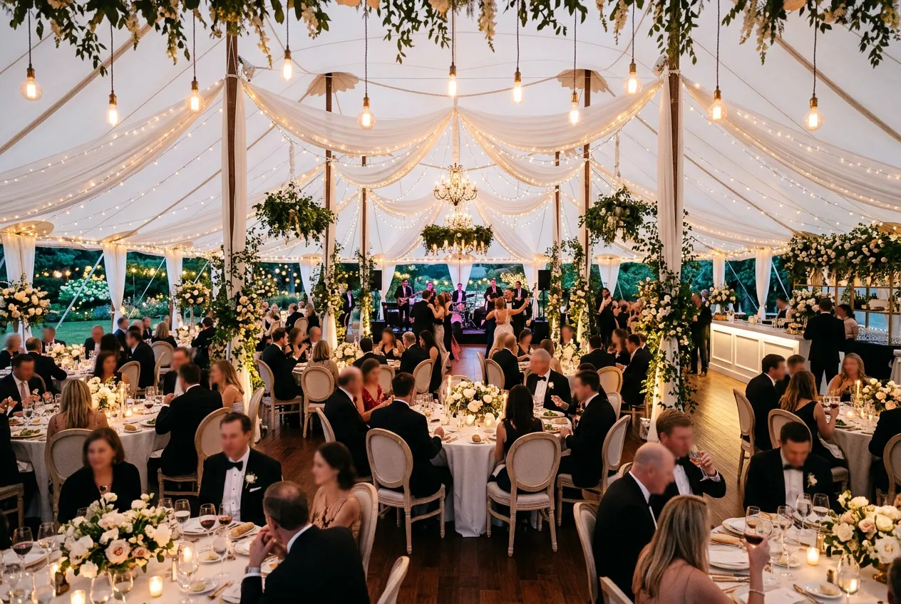 My Best Friend's Wedding's White Tent Reception