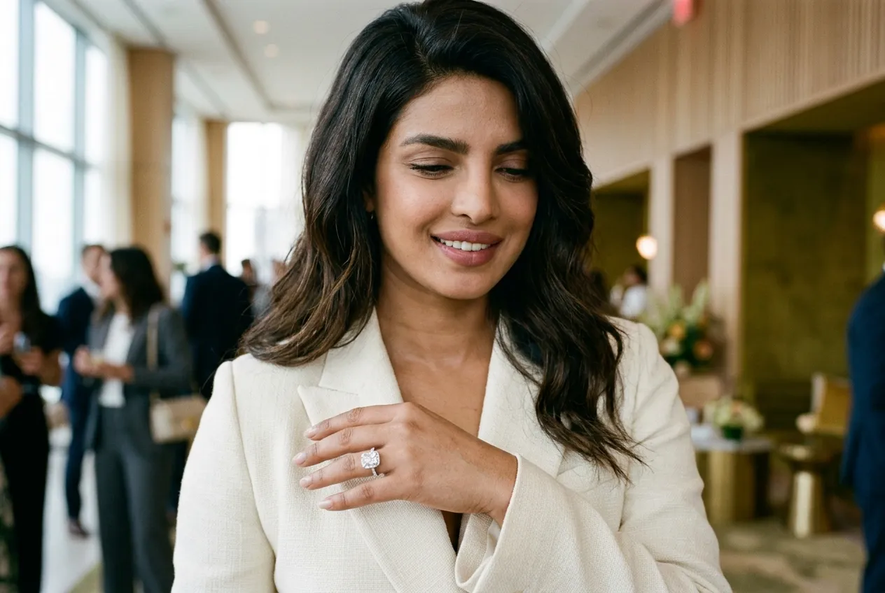 Priyanka Chopra's Cushion Cut