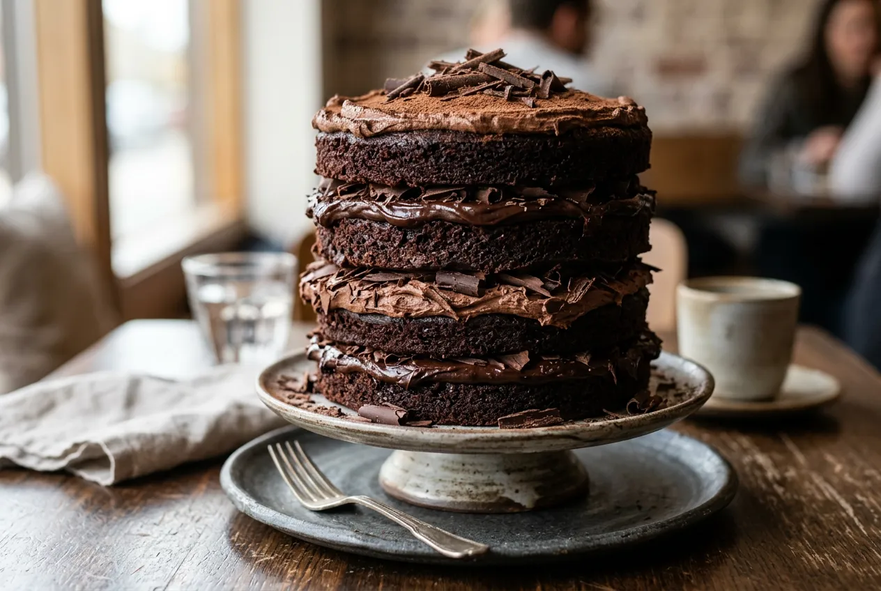 Rustic Chocolate Tower