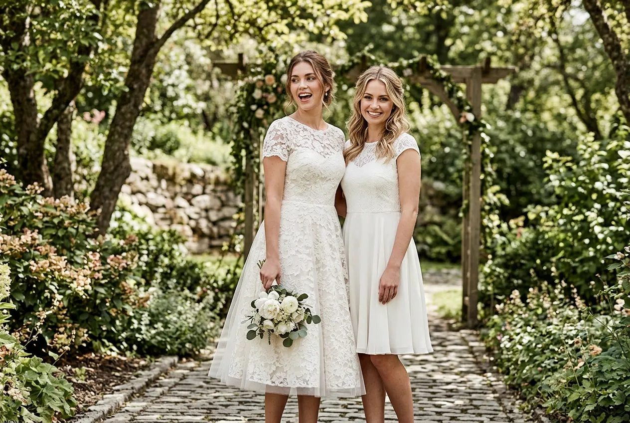 Tea-Length and Short Dresses