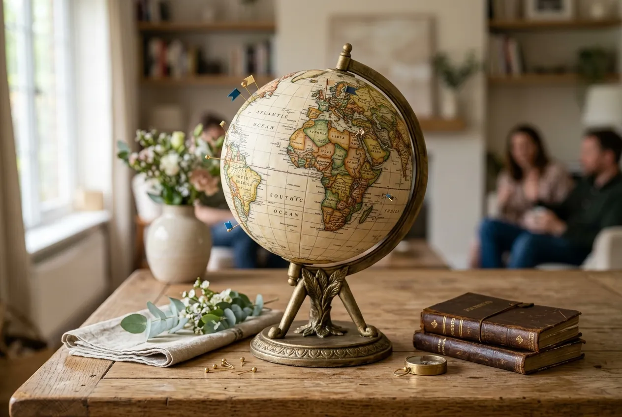 Vintage Globe Cake