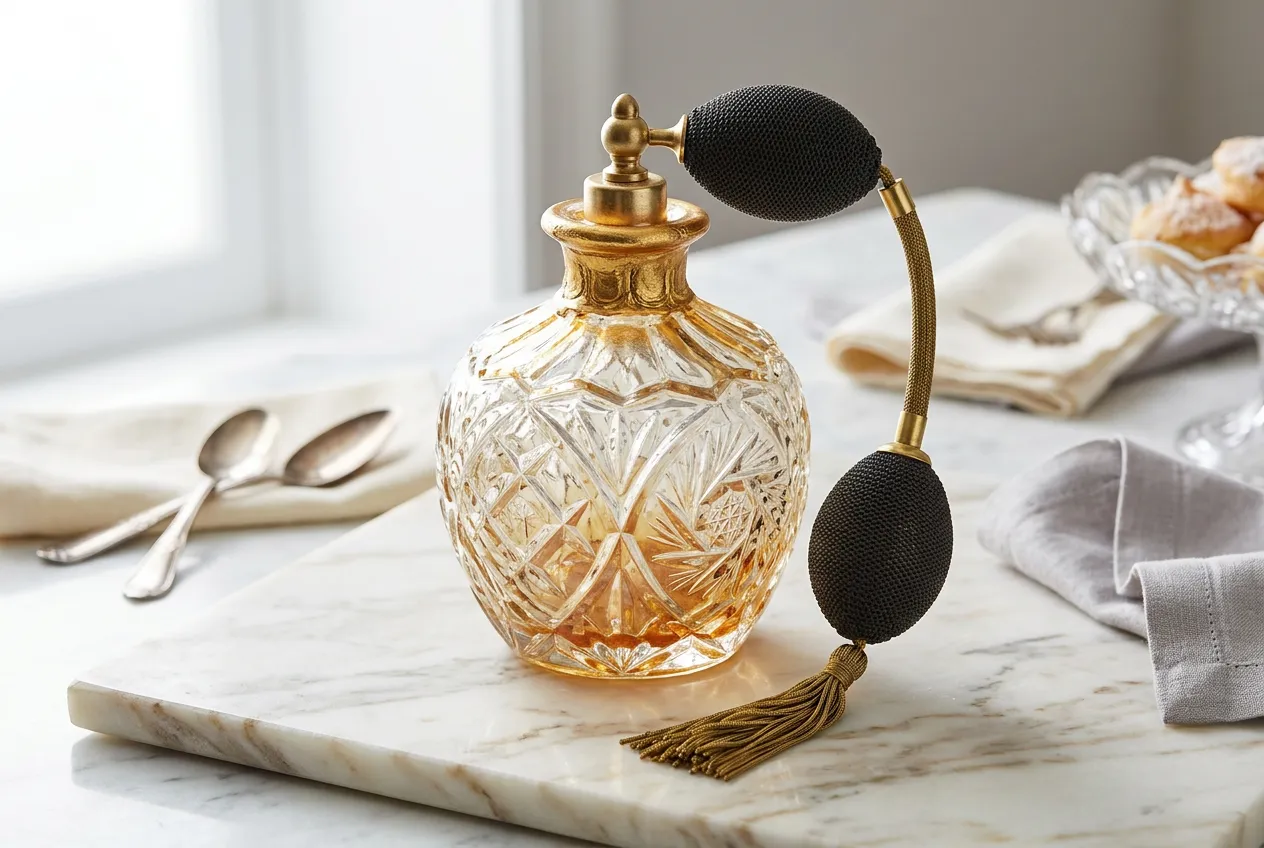 Vintage Perfume Bottle Cake