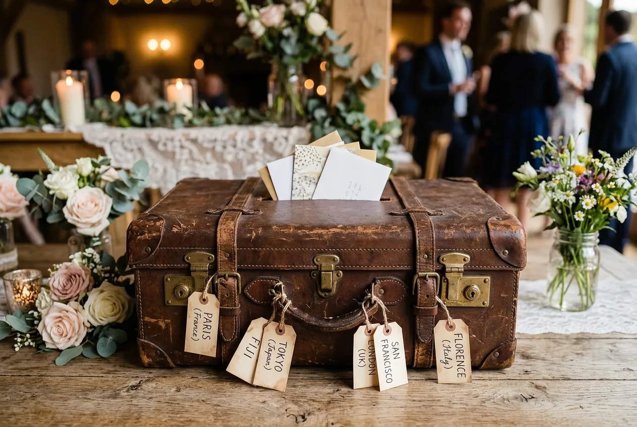 Vintage Suitcase Card Collection