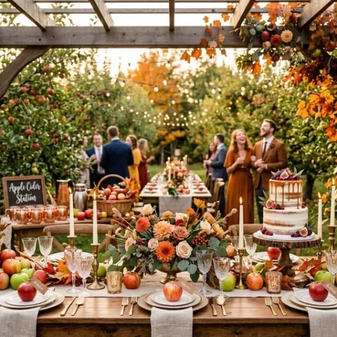 Image of 11 Apple Decor Wedding Ideas for Fall