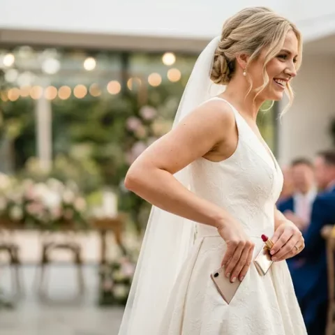 Image of 7 Worthwhile Things to Keep in Your Pocketed Wedding Dress