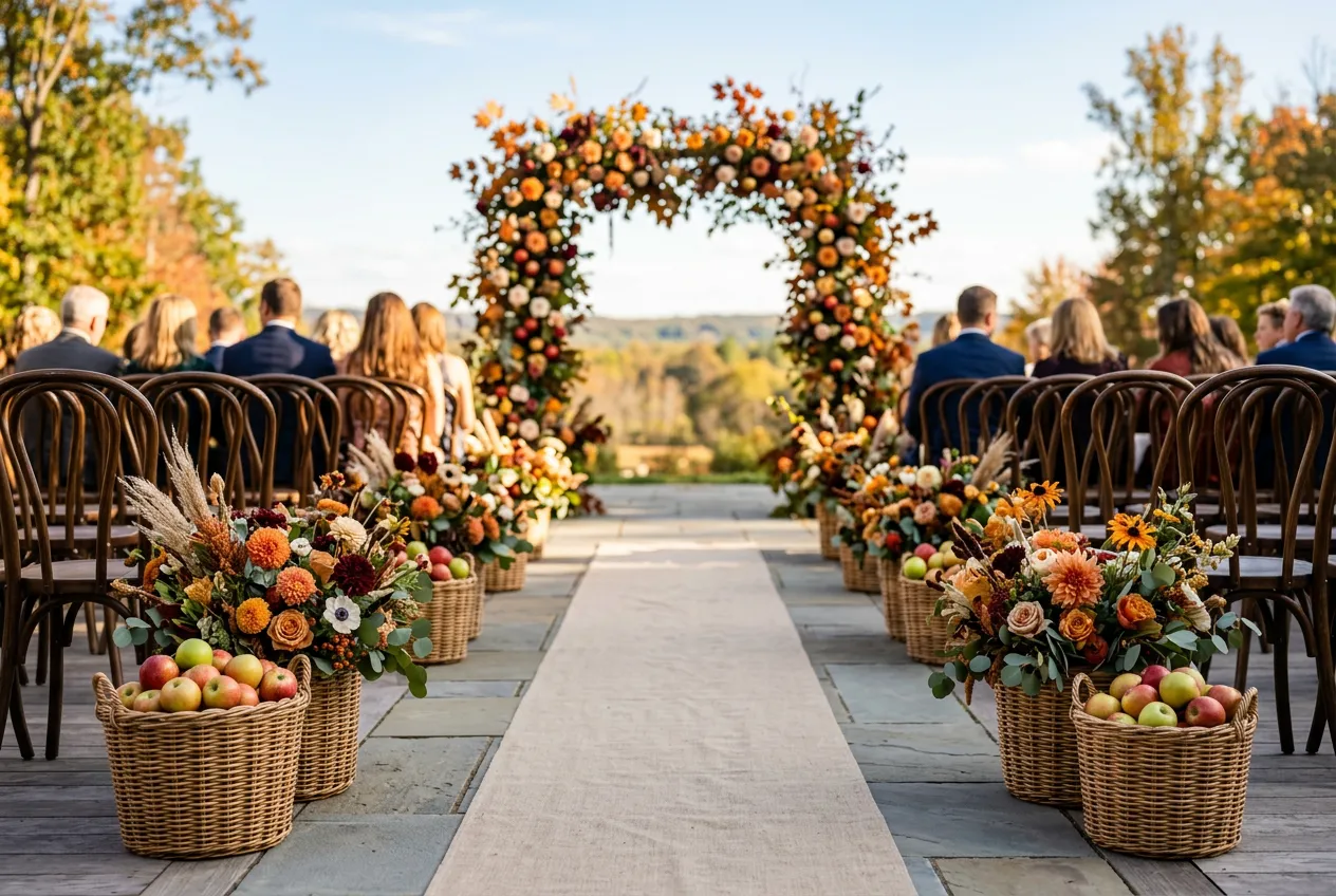 Apple Aisle Decorations