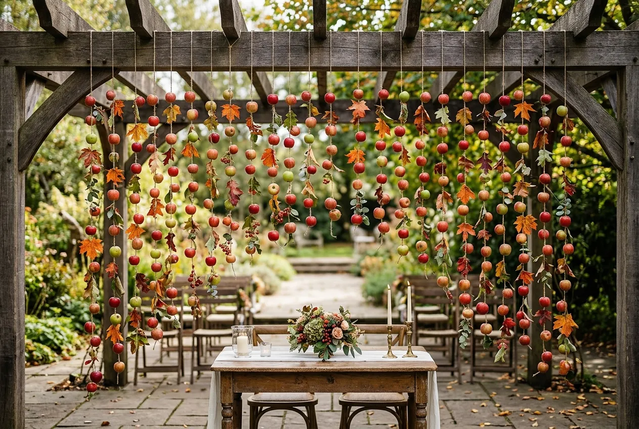 Apple Garland Backdrop