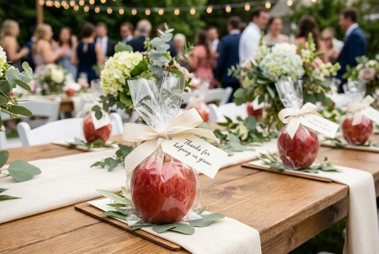 Apple Wedding Favors
