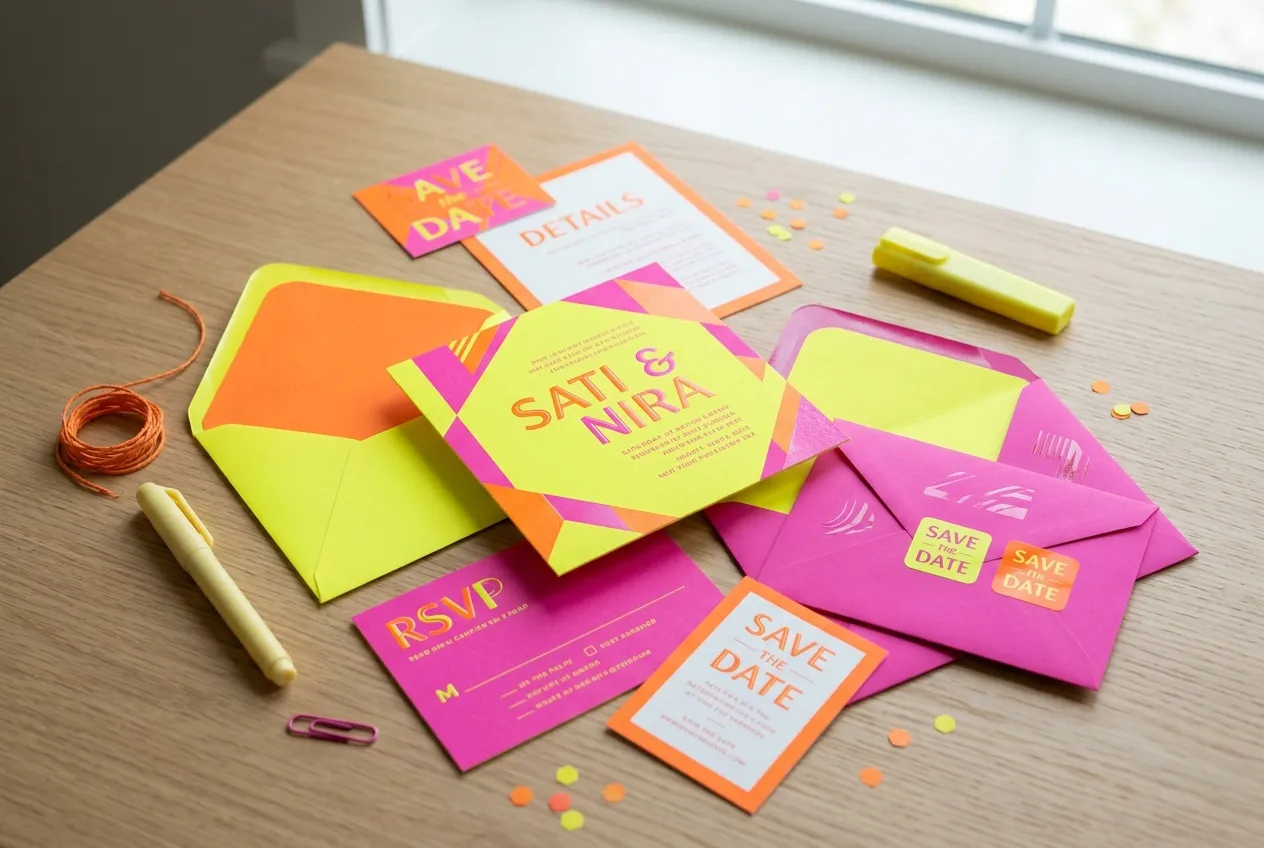 Bright Stationery Suite