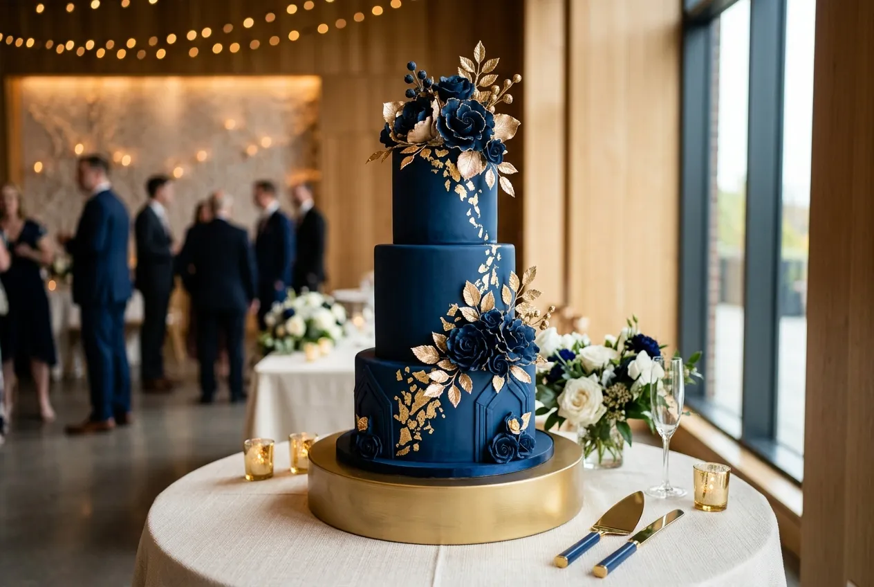 Deep Navy Blue Elegance