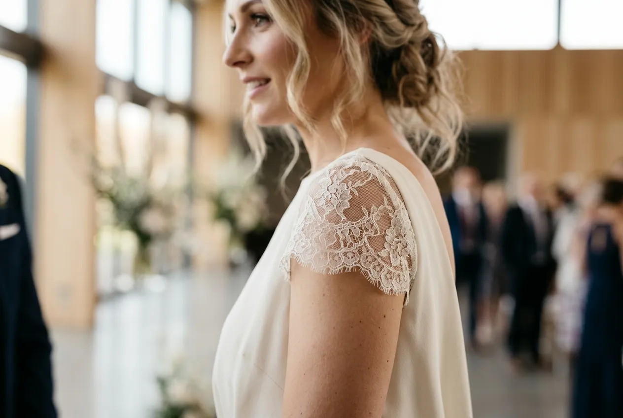 Delicate Cap Sleeve Romance
