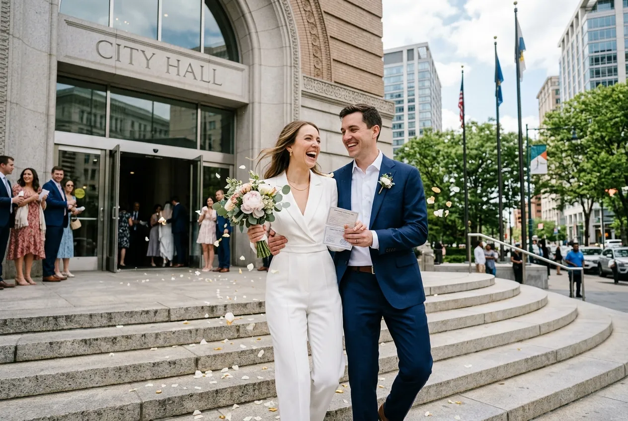 Get Married at City Hall First