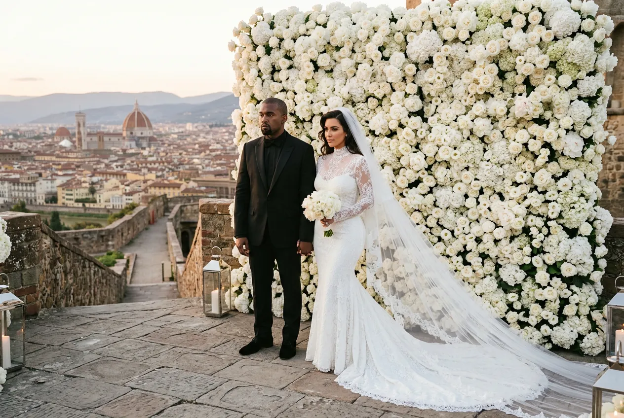 Kim Kardashian and Kanye West - $12 Million