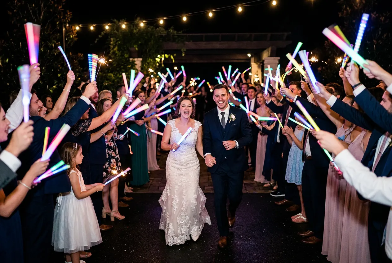 Neon Send-Off Moment