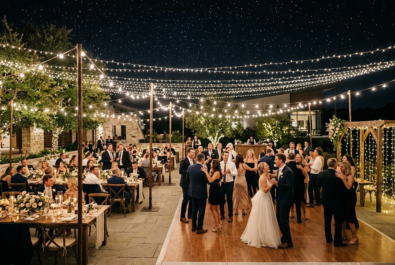 Starlit Outdoor Reception